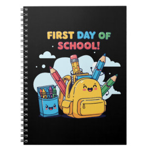 Schattige Kawaii Eerste Dag van School! Cartoon Ru Notitieboek