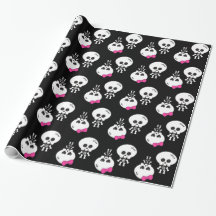 schattige kawaii emo jongen meisje skeletten sched
