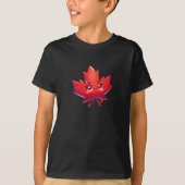 Schattige Kawaii esdoornblad | Canada T-shirt (Voorkant)
