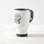 Schattige Kawaii Fantasy Draak Reisbeker (Voorkant rechts)
