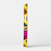 Schattige Kawaii Feest Eten Doodles Kunst van Leah Case-Mate iPhone Case (Achterkant / Rechts)