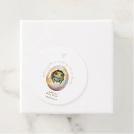 Schattige Kawaii Gecko Hagedis Egg Baby shower Bedankjes Labels