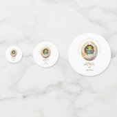 Schattige Kawaii Gecko Hagedis Egg Baby shower Confetti (Voorkanten)