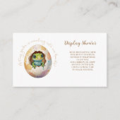 Schattige Kawaii Gecko Hagedis Egg Baby shower Informatiekaartje (Voorkant)