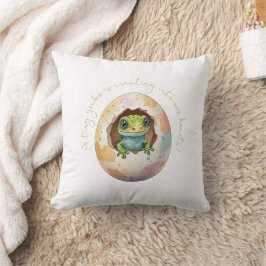 Schattige Kawaii Gecko Hagedis Egg Baby shower Kussen