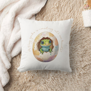 Schattige Kawaii Gecko Hagedis Egg Baby shower Kussen