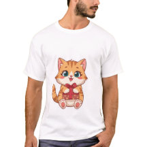 Schattige Kawaii Gemberkat met Rode Cadeau Doos ✨�
