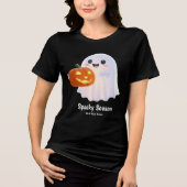 Schattige Kawaii Halloween Ghost Tshirt (Voorkant)