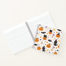 Schattige Kawaii Halloween Katten Geesten Pompoene