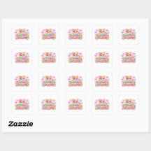 Schattige Kawaii Hartelijk Dank Berenpastel Pi