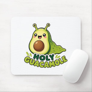 Schattige Kawaii Heilige Guacamole Avocado Slak Ca Muismat