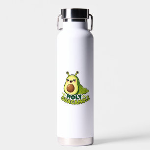 Schattige Kawaii Heilige Guacamole Avocado Slak Ca Waterfles