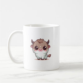 Schattige Kawaii Highland Koe - Schattigee Cartoon Koffiemok
