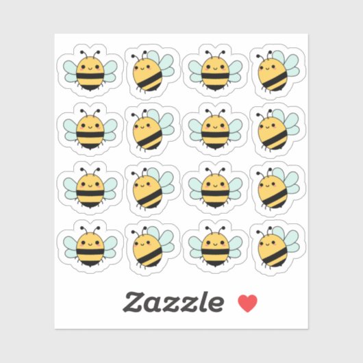 Schattige Kawaii Hommel Bujo Planner  Sticker (Vel)
