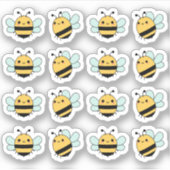 Schattige Kawaii Hommel Bujo Planner  Sticker (Voorkant)
