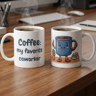 Schattige Kawaii Kantoor Koffie Liefhebbers  Koffiemok