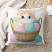 Schattige kawaii kat kussen (Deken)