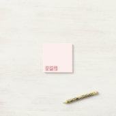 Schattige Kawaii Katjesliefde Post-it® Notes (Op bureau)