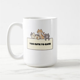 Schattige Kawaii Katten Grappig Cute Kat Design Koffiemok