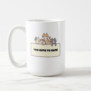 Schattige Kawaii Katten Grappig Cute Kat Design Koffiemok