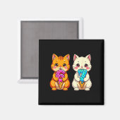 Schattige Kawaii Katten Neko 67 Drip Meme Grappig  Magneet (Voorkant / Achterkant)
