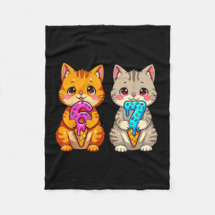 Schattige Kawaii Katten Neko 67 Drip Meme Grappige Fleece Deken