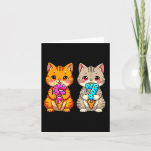 Schattige Kawaii Katten Neko 67 Drip Meme Grappige Kaart