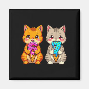 Schattige Kawaii Katten Neko 67 Drip Meme Grappige Magneet
