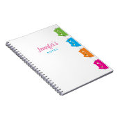 Schattige Kawaii Katten Notitieboek (Rechterzijde)