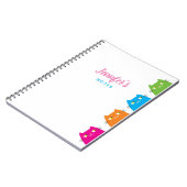 Schattige Kawaii Katten Notitieboek (Linkerzijde)