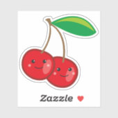 Schattige Kawaii Kersen Fruit Sticker (Vel)