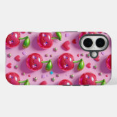 "Schattige kawaii kersenpatroon voor telefoonhoesj Case-Mate iPhone Case (Achterkant (horizontaal))
