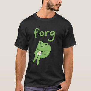 Schattige Kawaii Kikker Cake Meme Schattige Aesthe T-shirt