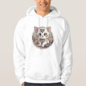 Schattige Kawaii Kitten Hoodie (Voorkant)