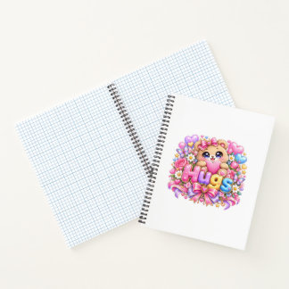 Schattige Kawaii Knuffels Teddybeer Pastel Roze Bl Notitieboek