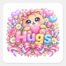 Schattige Kawaii Knuffels Teddybeer Pastel Roze Bl