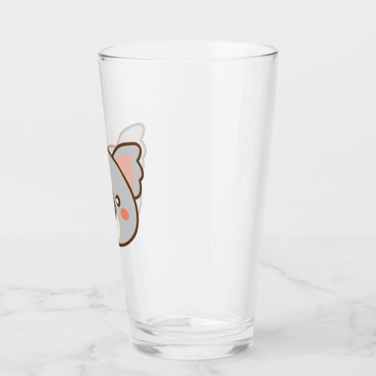 Schattige Kawaii Koala Glas (Links)