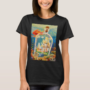 Schattige kawaii kunst vis [[totoro]] op -%[ghibli t-shirt