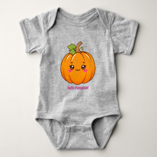 Schattige Kawaii Lachende Pompoen Cartoon Romper