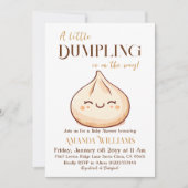 Schattige Kawaii Little Dumpling Baby shower Kaart (Voorkant)