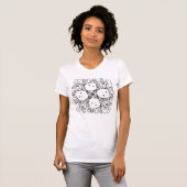 Schattige Kawaii Mandala T-shirt (Voorkant volledig)