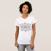 Schattige Kawaii Mandala T-shirt (Voorkant volledig)
