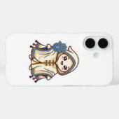 Schattige Kawaii Marokkaanse Barnous Cape en Khams Case-Mate iPhone Case (Achterkant (horizontaal))