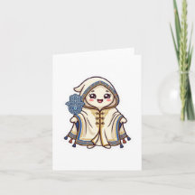 Schattige Kawaii Marokkaanse Barnous Cape en Khams