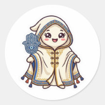 Schattige Kawaii Marokkaanse Barnous Cape en Khams