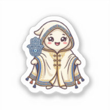 Schattige Kawaii Marokkaanse Barnous Cape en Khams