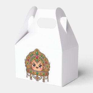 Schattige Kawaii Marokkaanse Bruidskroon TraditieS Bedankdoosjes