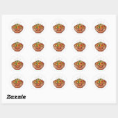 Schattige Kawaii Marokkaanse Couscous Kom Sticker (Vel)
