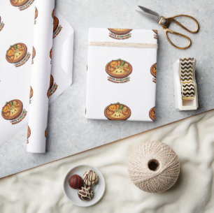 Schattige Kawaii Marokkaanse Couscous Vrijdag Verz Cadeaupapier