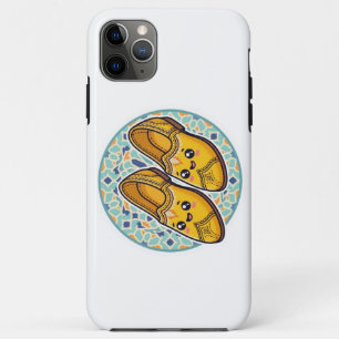 Schattige Kawaii Marokkaanse Gele Belgha Schoenen Case-Mate iPhone Case